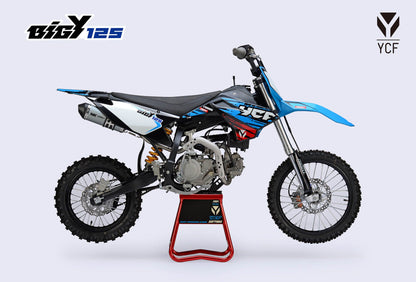 YCF BIGY 125 MX BLAUW