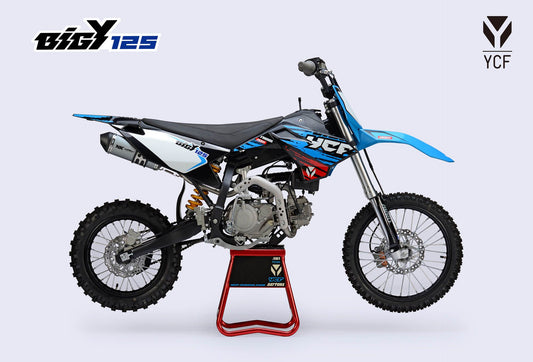 YCF BIGY 125 MX BLAUW