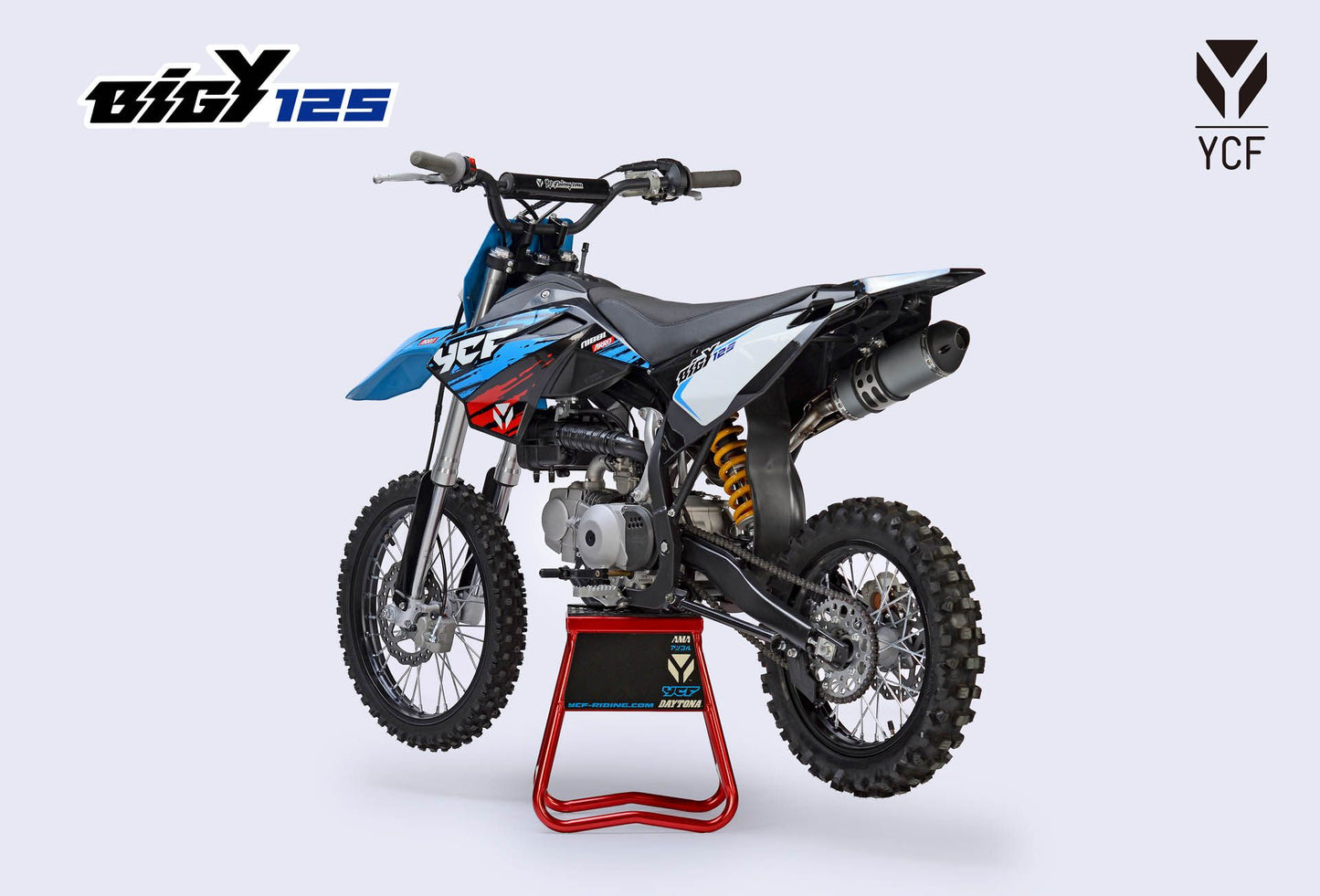 YCF BIGY 125 MX BLAUW