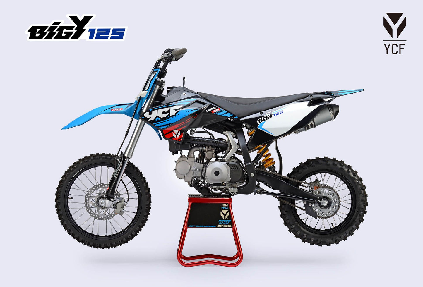 YCF BIGY 125 MX BLAUW