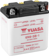 Yuasa Dry Charged Battery 6N6-3B-1