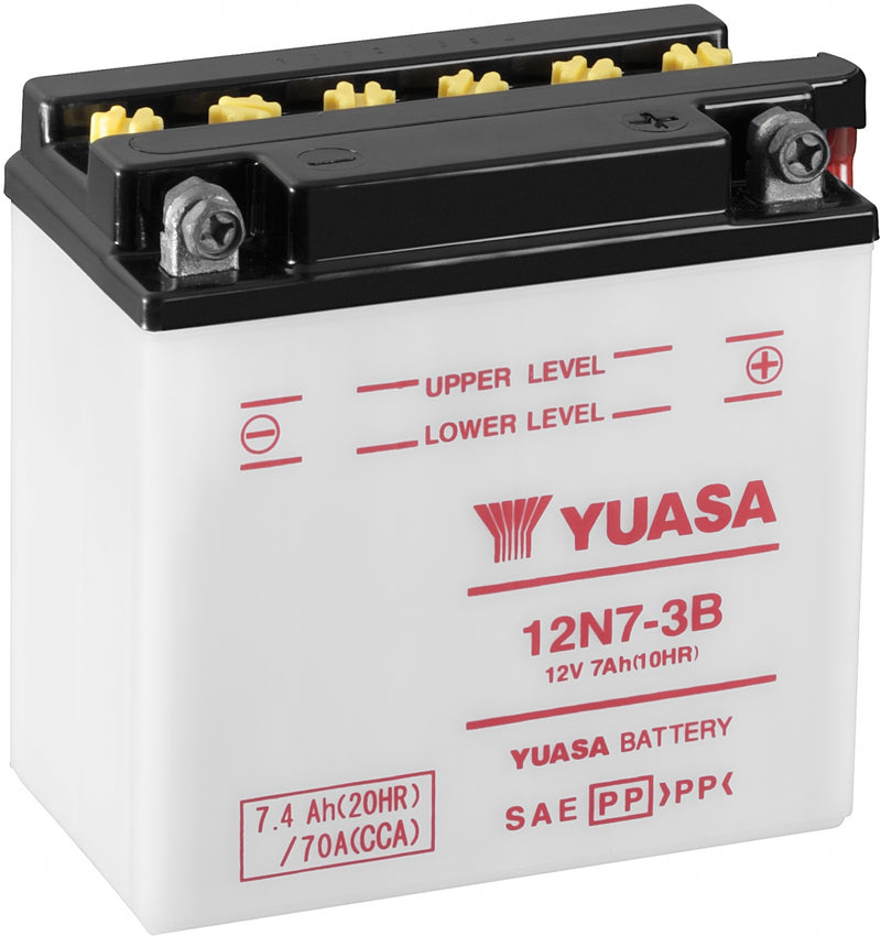 Yuasa Dry Charged Battery 12N7-3B