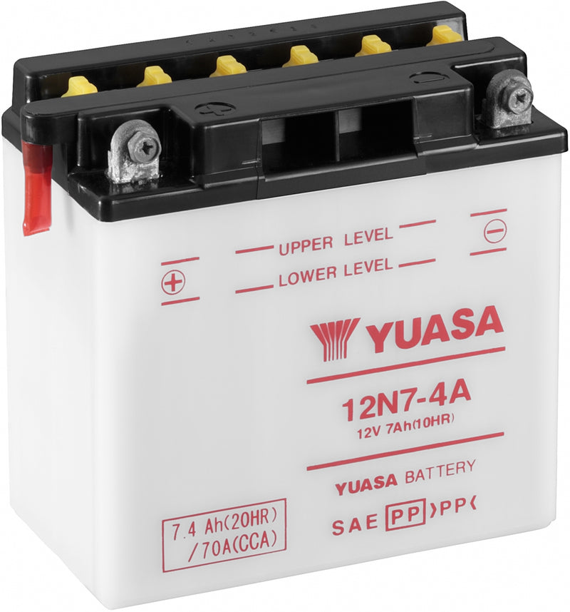 Yuasa Dry Charged Battery 12N7-4A