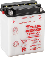 Yuasa Dry Charged Battery Yb14L-A2