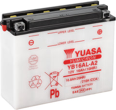 Yuasa Dry Charged Battery Yb16Al-A2