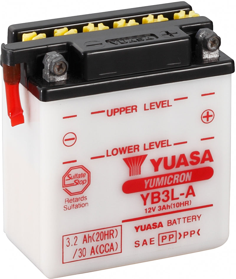 Yuasa Dry Charged Battery Yb3L-A