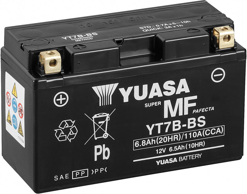 Yuasa Combipack Eu 2019/11154 Battery Yt7B-Bs (Dry) (Cp)