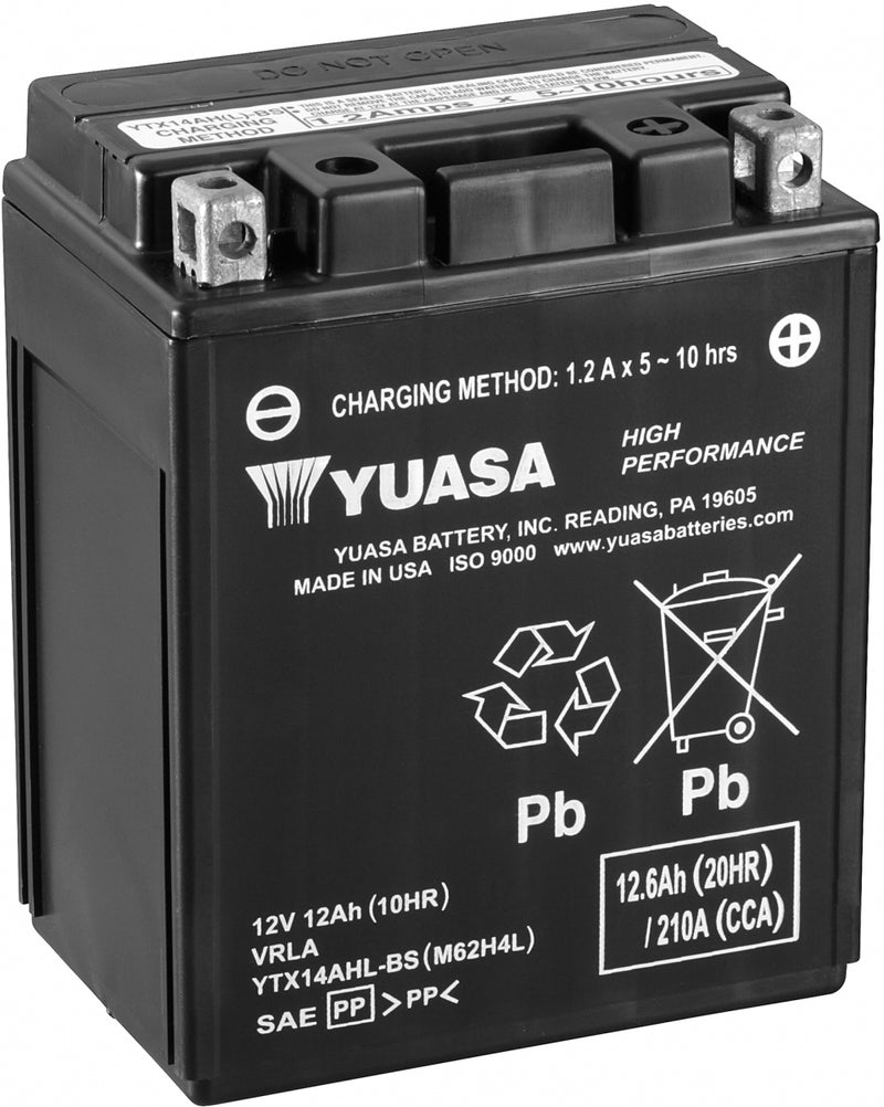 Yuasa Combipack Eu 2019/11159 Battery Ytx14Ahl-Bs Hpmf (Cp)