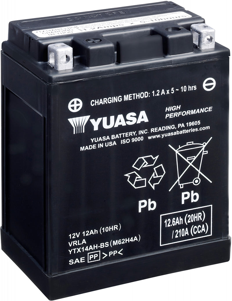 Yuasa Combipack Eu 2019/11158 Battery Ytx14Ah-Bs Hpmf (Cp)
