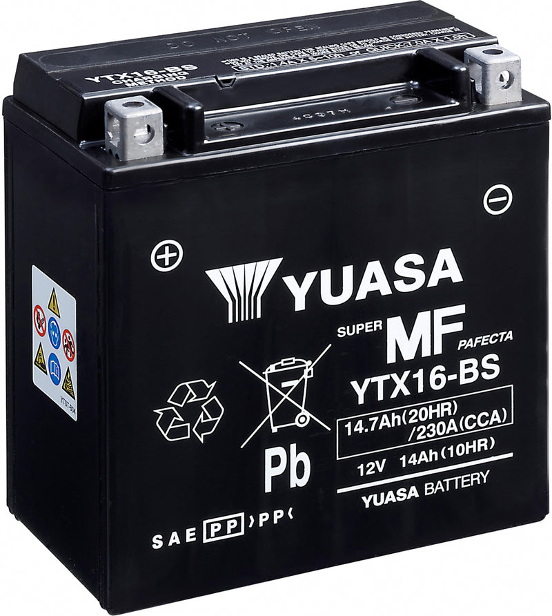 Yuasa Combipack Eu 2019/11175 Battery Ytx16-Bs (Cp)