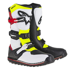 Alpinestars - Tech T White Red Yellow Fluo Black - Boots - MotoXshop