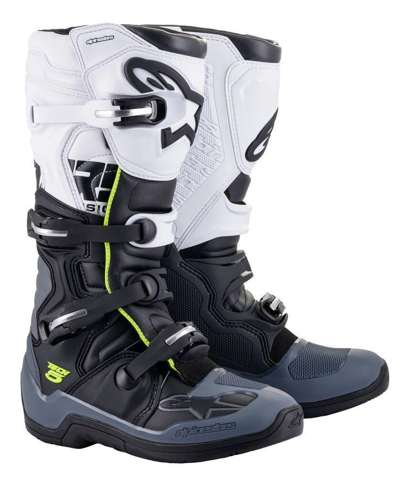 Alpinestars - Tech 5 Black Dark Gray White - Boots - MotoXshop