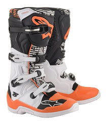 Alpinestars - Tech 5 White Black Orange Fluo - Boots - MotoXshop