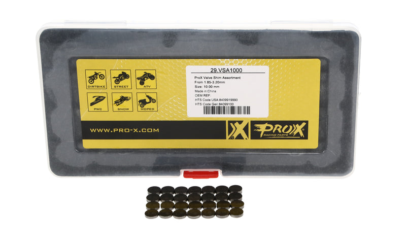 ProX Valve Shim Assortment KTM 10.00 from 1.875 to 3.175