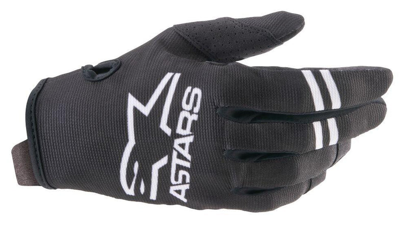 Alpinestars - Youth Radar Gloves Black White - Gloves - MotoXshop