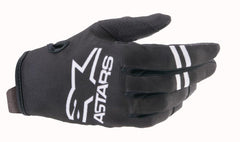 Alpinestars - Radar Gloves Black White - Gloves - MotoXshop