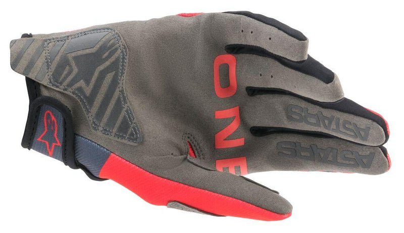 Alpinestars - Radar Gloves Red Fluo Anthracite - Gloves - MotoXshop