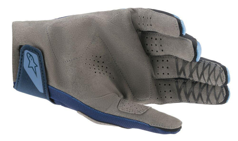 Alpinestars - Racefend Gloves Dark Blue Powder Blue Br Red - Gloves - MotoXshop