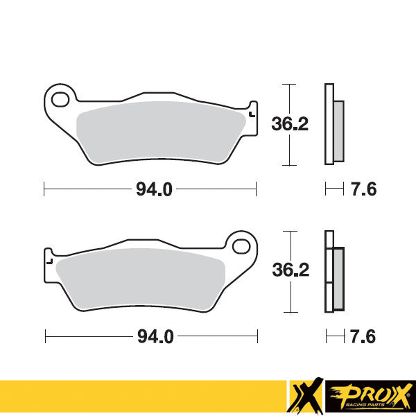ProX Front Brake Pad KTM125-530SX-EXC '94-23 - BOX 10 pcs.