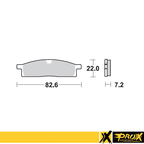 ProX Front Brake Pad YZ80/85 '93-23 - BOX 10 pcs.