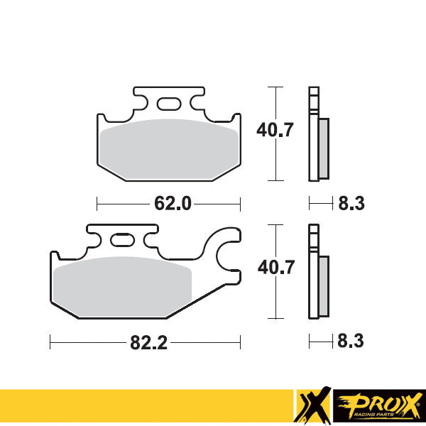 ProX Front Brake Pad LT-A400 '08-11 - BOX 10 pcs.