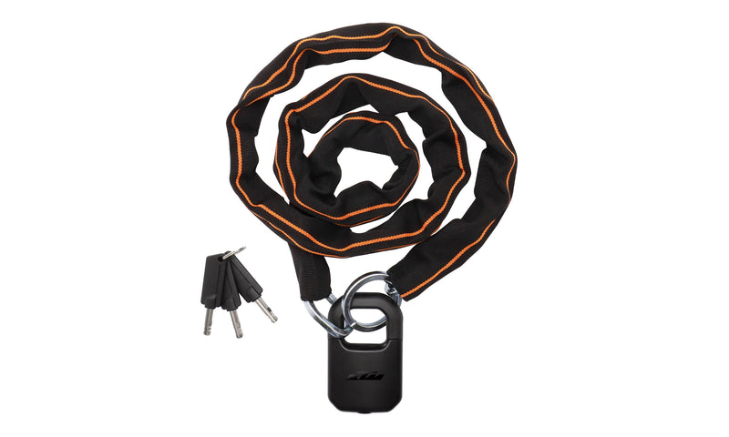 Pro U-lock Chain Key 5x1200 black / orange 5x1200mm