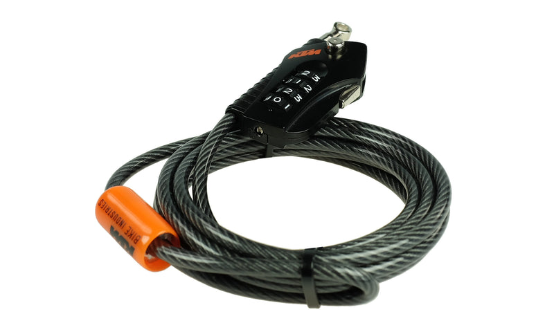 KTM - Smart Cable Lock - Bicycle Locks - MotoXshop