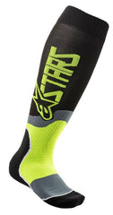 Alpinestars - Mx Plus-2 Socks Black Yellow Fluo - Socks - MotoXshop