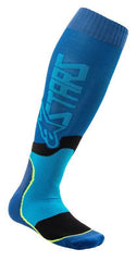 Alpinestars - Mx Plus-2 Socks Blue Cyan - Socks - MotoXshop