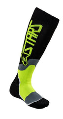 Alpinestars - Youth Mx Plus-2 Socks Black Yellow Fluo - Socks - MotoXshop