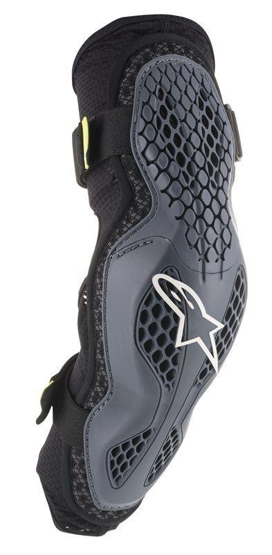 Alpinestars - Sequence Elbow Protector Anthracite Yellow Fluo - Protection - MotoXshop