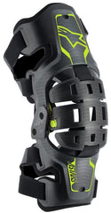 Alpinestars - Bionic 5S Youth Knee Brace Black Anthracite Yellow Fluo - Protection - MotoXshop