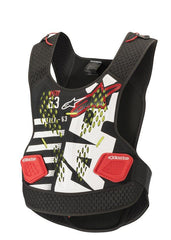 Alpinestars - Sequence Chest Protector Black White Red - Protection - MotoXshop