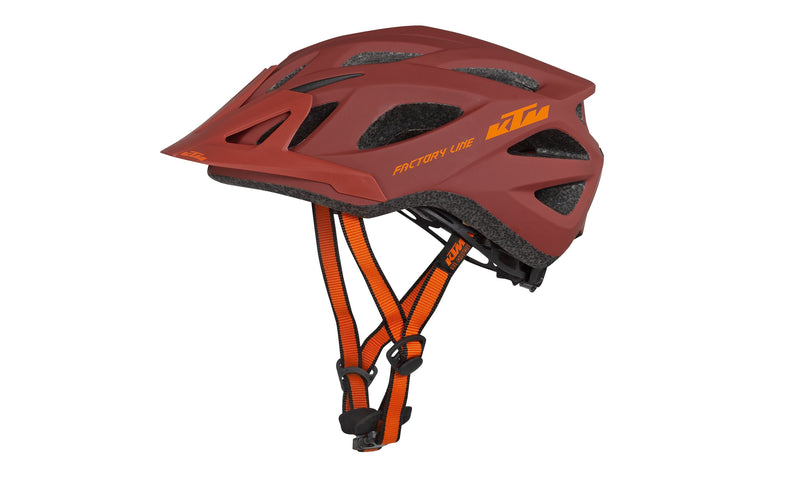 Factory Line Helmet Red/Orange Matt