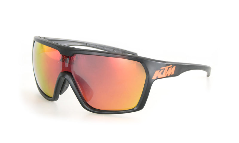 Factory Enduro Sunglasses Polorized C3 Black Matt / Orange