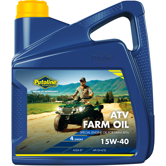 4 L Can Putoline Atv Farm Oil 15W-40