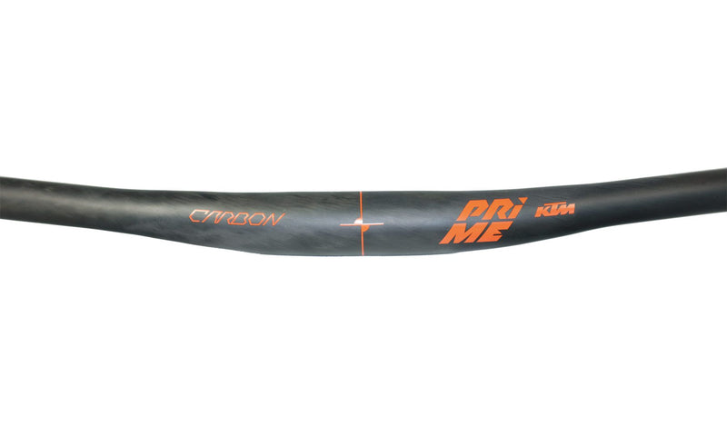 KTM Prime carbon Flat Bar  9° black U D / shiny orange 740 mm