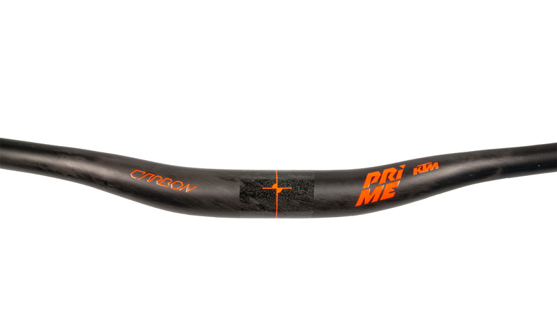 KTM Prime Trail carbon Rizer Bar Bow 35 R 15mm 9° 800mm black U D / shiny orange