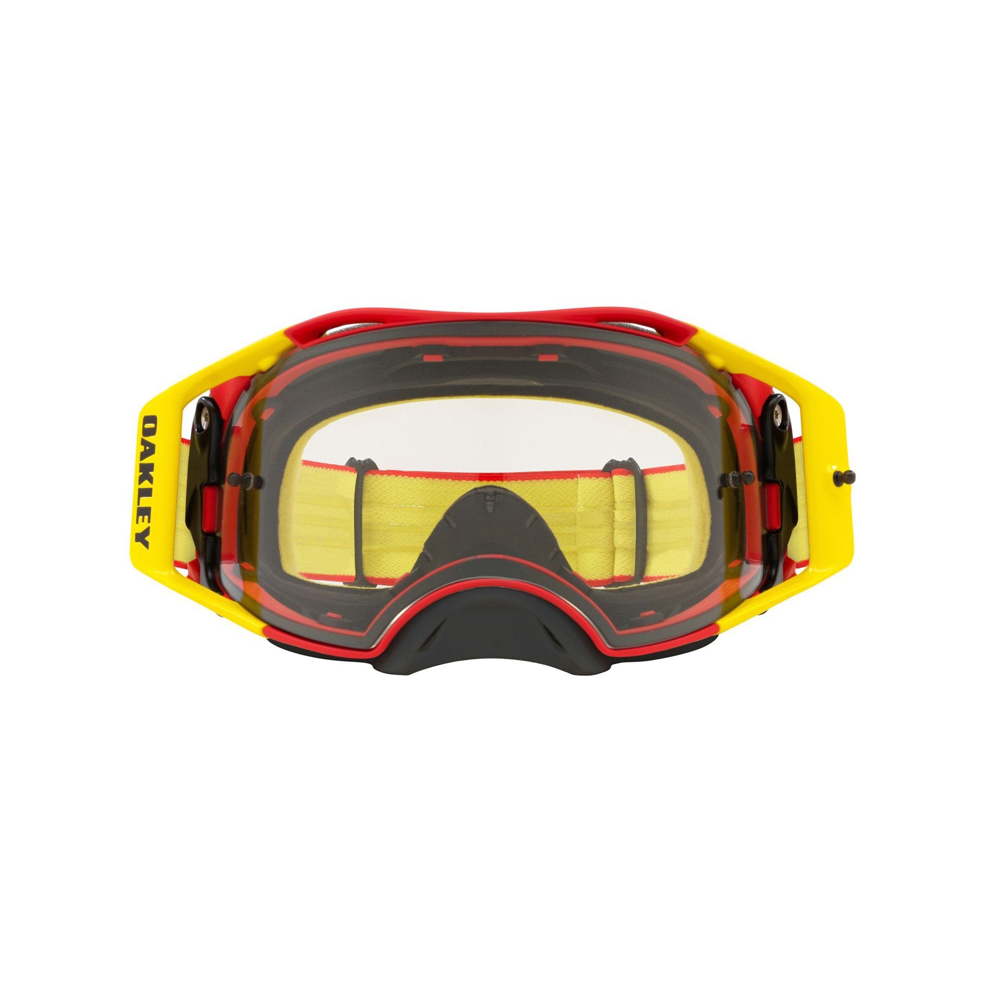 element bestøver entreprenør Crossbril Oakley Airbrake Mx Red Yellow - Clear Lens | MotoXshop