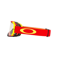 Crossbril Oakley Airbrake Mx Red Yellow - Clear Lens