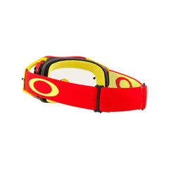 Crossbril Oakley Airbrake Mx Red Yellow - Clear Lens
