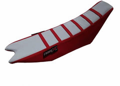 SEAT COVER, WHITE/RED/RED (STRIPES) BETA RR-RS 13-19