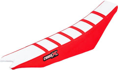 SEAT COVER, WHITE/RED/RED (STRIPES) BETA RR-RS 2006-2009