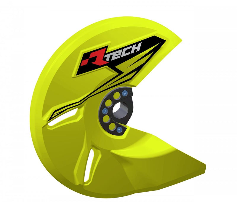 UNIVERSAL BRAKE DISC PROTECTOR NEON YELLOW MOUNTING KIT NOT INCLUDED
