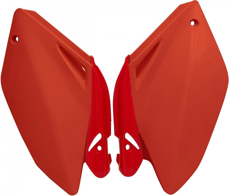 SIDE PANEL HONDA RED ONE-COLOUR CRF 250 04-05