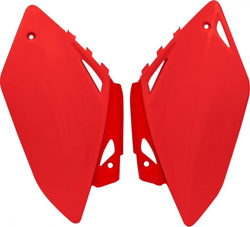 SIDE PANEL HONDA RED ONE-COLOUR CRF 450 07-08