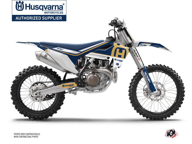 Graphic kit Dirt Bike Heritage Husqvarna FC 350 BLUE