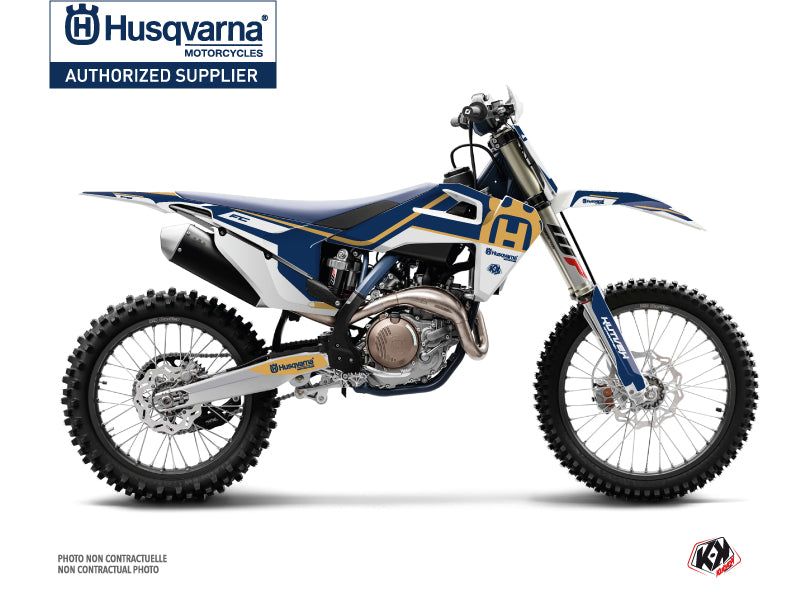Graphic kit Dirt Bike Heritage Husqvarna FC 450 BLUE
