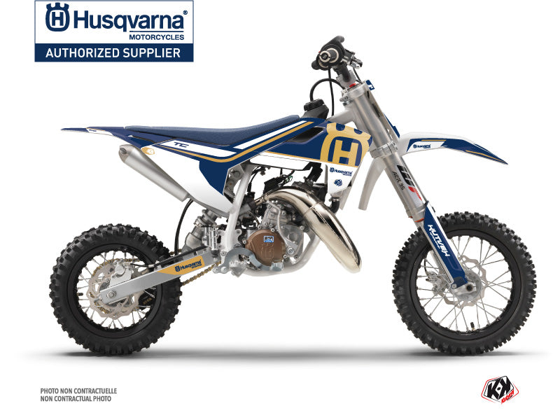 Graphic kit Dirt Bike Heritage Husqvarna TC 50 BLUE
