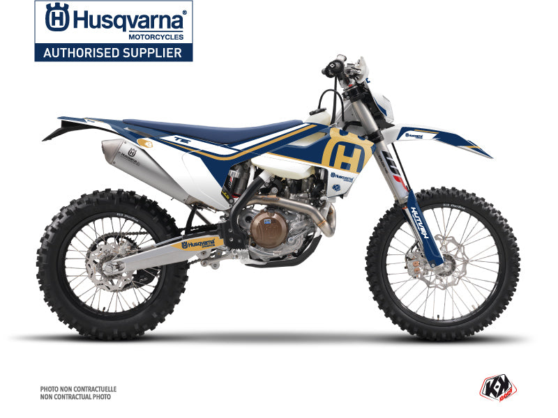 Graphic kit Dirt Bike Heritage Husqvarna 125 TE BLUE